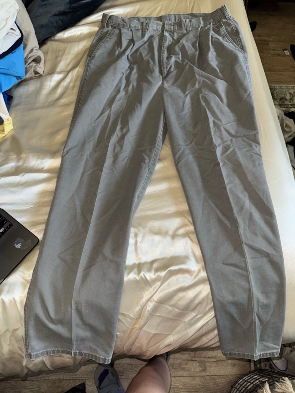 Men's Gray Casual Pants